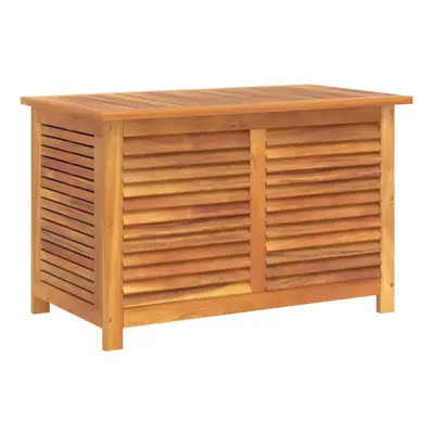 (90 x x cm) vidaXL Garden Storage Box with Louver Outdoor Storage Box Solid Wood Acacia