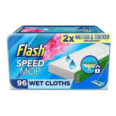 Flash Speedmop Wet Cloth Refills, Mop Refill Pads, Wipes (24 x 4)