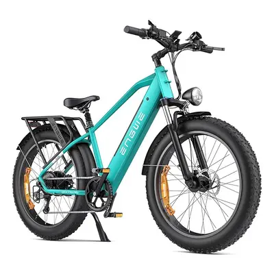 ENGWE E26 High-Step Electric Bike 26" Fat Tire Mountain Ebike(GREEN)