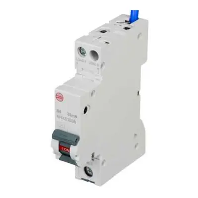 WYLEX 32A 30mA MINI RCBO B CURVE 1P 1MOD (2018), Type A