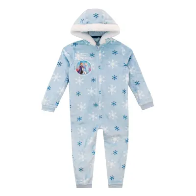 Disney Girls' Sleepsuit Frozen Blue