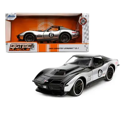 1969 Chevrolet Corvette Stingray ZL-1 #6 Black and Silver Bigtime Musc