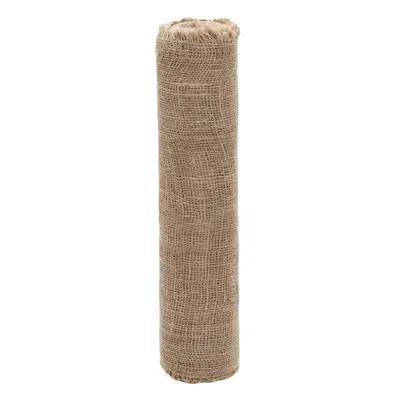 (0.5 x m) vidaXL Jute Roll Burlap Ribbon Natural Hessian Ribbon Roll 100% Jute gsm