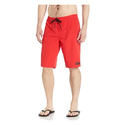 Quiksilver Mens Standard Everyday Inch Boardshort Swim Trunk Bathing Suit Quik RED