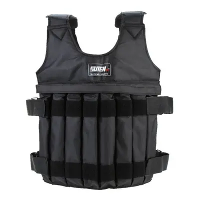 Max Loading 20Kg Adjustable Weighted Vest Jacket Exercise Boxing Training Waistcoat Invisible We