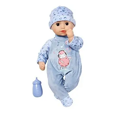 Baby Annabell Little Alexander 36cm soft bodied doll with Bottle for pretend feeding - Suitable 