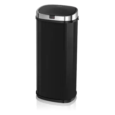 Sensor Bin - Morphy Richards 50L Touch Free Square S/Steel in Black