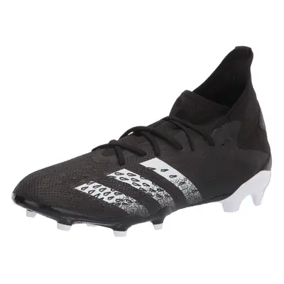 adidas Predator Freak .3 Firm Ground Soccer Shoe (mens) Black/White/Black 6.5