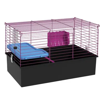 PawHut Small Animal Cage, Rabbit Guinea Pig Hutch, Pet Playhouse