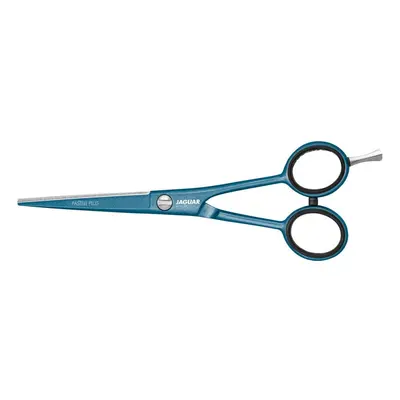 5.5-Inch Jaguar Hairdressing Scissor Sharp Pastel Plus Offset - Atlantic Blue