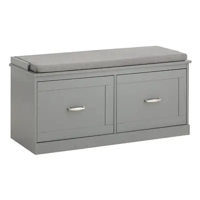 SoBuy FSR131-HG, Hallway Storage Bench Shoe Bench Shoe Rack,Grey