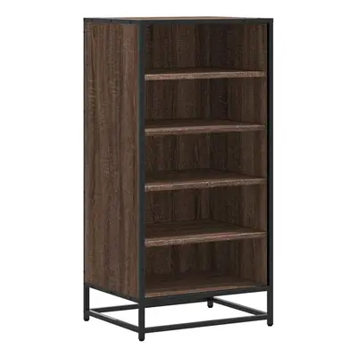 (brown oak, pcs) vidaXL Shoe Rack Sonoma Oak 48x38x97.5 cm Engineered Wood shoe storage