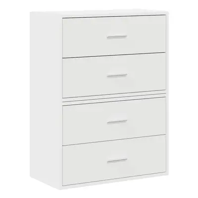 (white, pcs) vidaXL Cabinets with Drawers Cupboard Sideboard Highboard Engineered Wood