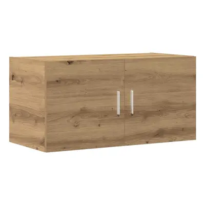 (artisan oak) vidaXL Wall Mounted Cabinet Floating Wall Storage Cabinet Engineered Wood