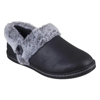 (8 UK, Black) Skechers Womens/Ladies Cozy Campfire French Toast Leather Slippers