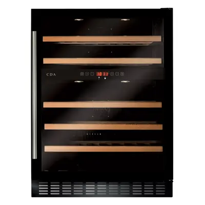 CDA FWC604BL Built Under Wine Cooler - Black