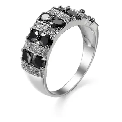 Black ring Ladies ring temperament ring