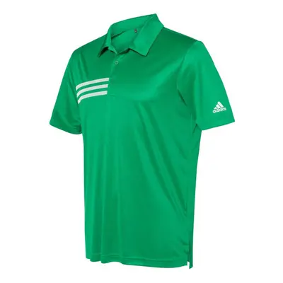 adidas Mens 3-Stripes Chest Sport Shirt (A324) - Team Green XX-Large