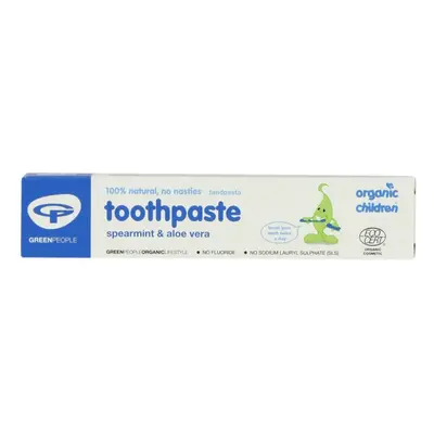 Green People Organic Children Spearmint & Aloe Vera Toothpaste Pack of