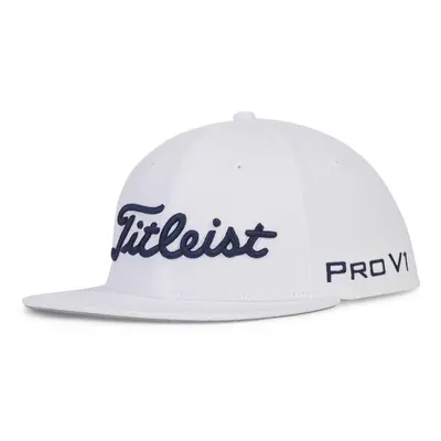 Titleist Men's Standard Tour Elite Flat Bill Golf Hat White/Navy