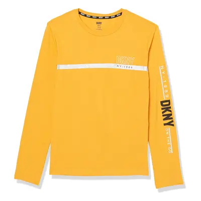 DKNY Boys Long Sleeve TShirt More Styles Available Old Mustard