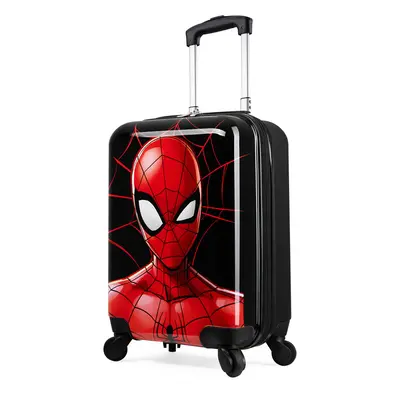 Marvel Carry On Suitcase for Kids Spiderman Cabin Bag with Wheels Lugg