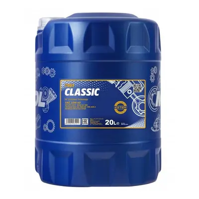 MANNOL 20L Classic Semi-Synthetic Engine Oil 10W-40 API SN/CH-4