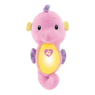 Fisher-Price Soothe and Glow Seahorse, New-born Soft Toy with Calming Music, Lights, Sounds and 