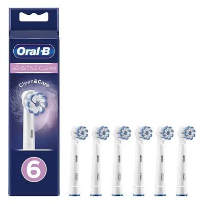 Oral-B Clean and Care Sensitive Clean Replacement Toothbrush Head, Pack of Counts