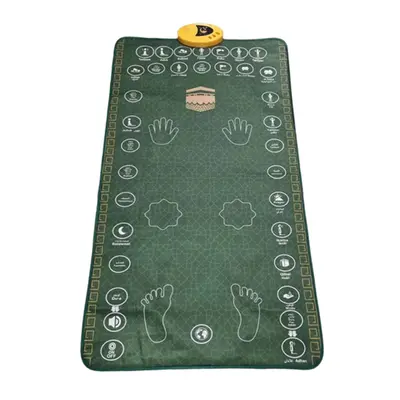 Adult Electronic Interactive Music Worship Blanket Praying Rug,Green