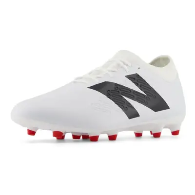 New Balance Unisex Tekela Magique FG V4+ Soccer Shoe White/Black/True Red 9.5 Wide US Men