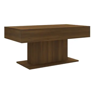 (brown oak, 1) vidaXL Coffee Table Chipboard Couch End Center Accent Table Multi Colours