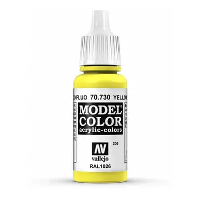 Val730 - Av Vallejo Model Color 17ml - Fluorescent Yellow