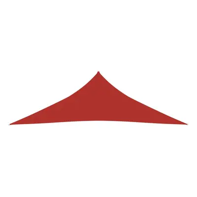 vidaXL Sunshade Sail g/mÂ² Red 4x4x5.8 m HDPE Balcony Sunscreen Canopy