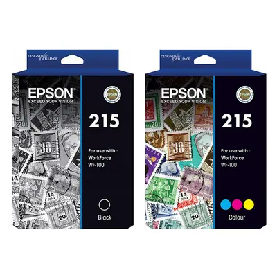 Epson Ink Cartridge Pigment Colours Value Pack Black Cyan Magenta Yellow Genuine Original