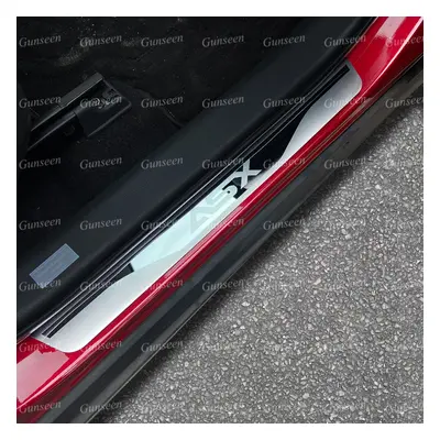 For Mitsubishi ASX Accessories Car Door Sill Scuff Plate Protectors