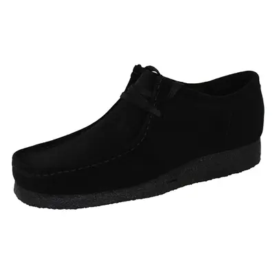 (UK 8) Clarks Originals Wallabee Men's Black Suede Shoes