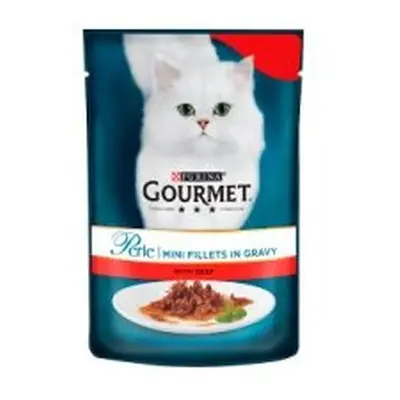 Gourmet Perle Beef Mini Fillets in Gravy 85g (24 x 85g)