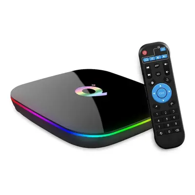 Android TV BOX, Q PLUS Android 9.0 TV BOX 2GB RAM/16GB ROM H6 Quad-Core Support 2.4Ghz WiFi 6K H