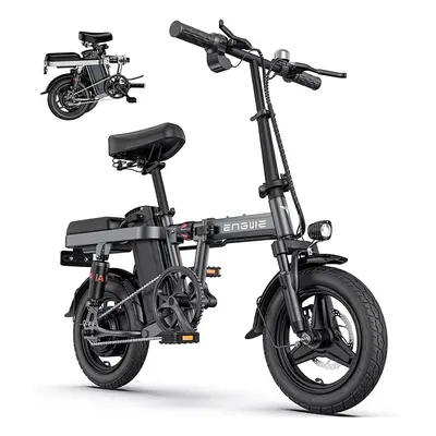 ENGWE T14 Folding E- Bike 14'' Tires Portable E-bike, 48V 10Ah