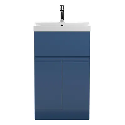 Rapture Floor Standing Vanity Basin Unit with Thin-Edge Ceramic Basin (Tap Not Included), 500mm 