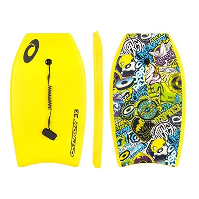 33â BodyBoard with Adjustable Wrist Leash for Kids and Adults, Lightweight Bodyboard with XPE 