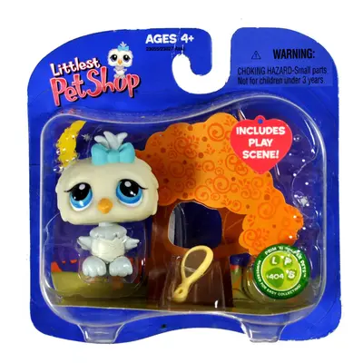 Littlest Pet Shop Exclusive White Owl #404