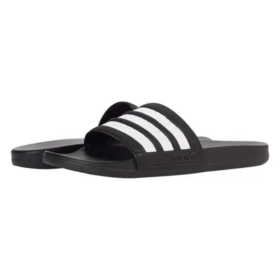 adidas Unisex Adilette Comfort Slides Sandal Black/White/Black US