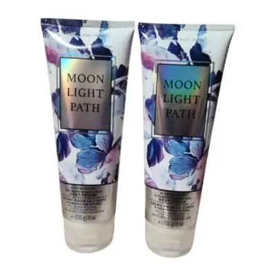 Bath and Body Works Pack Moonlight Path Ultra Shea Body Cream Oz.