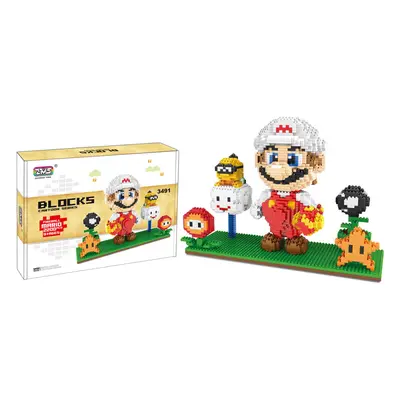 (Style # D-2200PCS) Super Mario Building Blocks Puzzle Micro 3D Figures Brick Toys