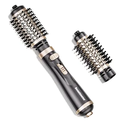 Beautimeter 3-in-1 Hot Air Styler: Rotating Blow Dryer Brush with 2-Inch and 1.5-Inch Brushes