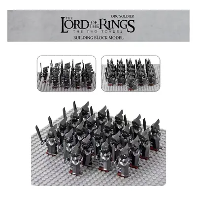 (21PCS Uruk-hai -F) 21PCS Lord Of The Rings Minifigures Fit Lego Kid Toys