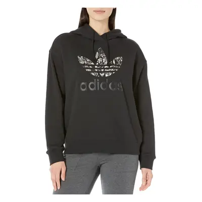 adidas Originals Women's Hoodie Logo Black X-Small