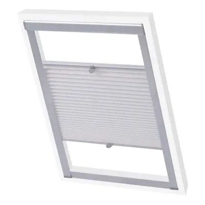 vidaXL Pleated Blinds White M08/308 Window Blackout Roller Sunscreen Shade